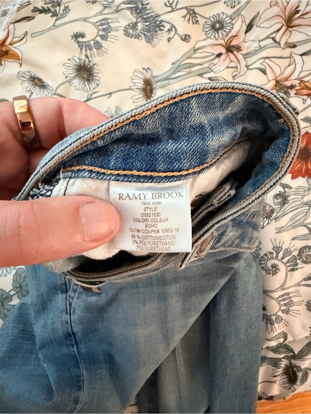 Ramy Brook Soho Sailor Button Flare Jeans | Size 30 - Picture 4 of 5